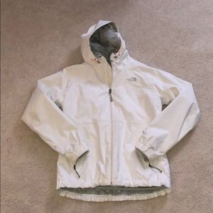 White north face jacket